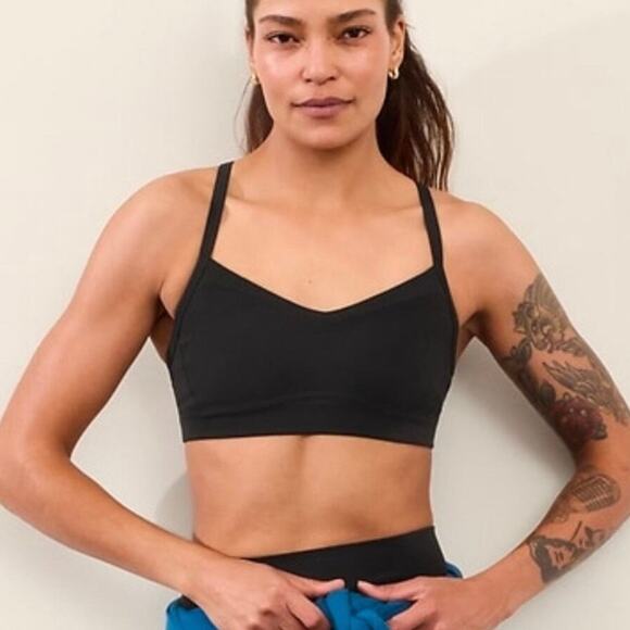 Athleta Vital Sports Bra A-C Cup Black M - Picture 2 of 8